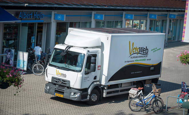 Renault Trucks D 2.1 zonne-energie koelopbouw