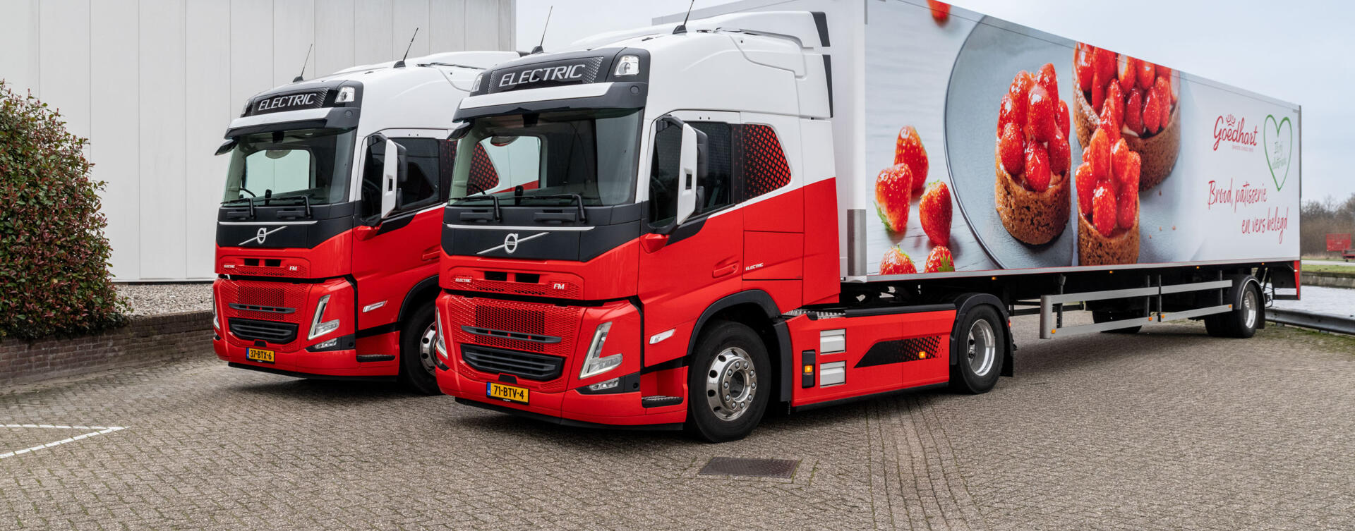 Tien elektrische Volvo FM-trekkers voor Bakker Goedhart