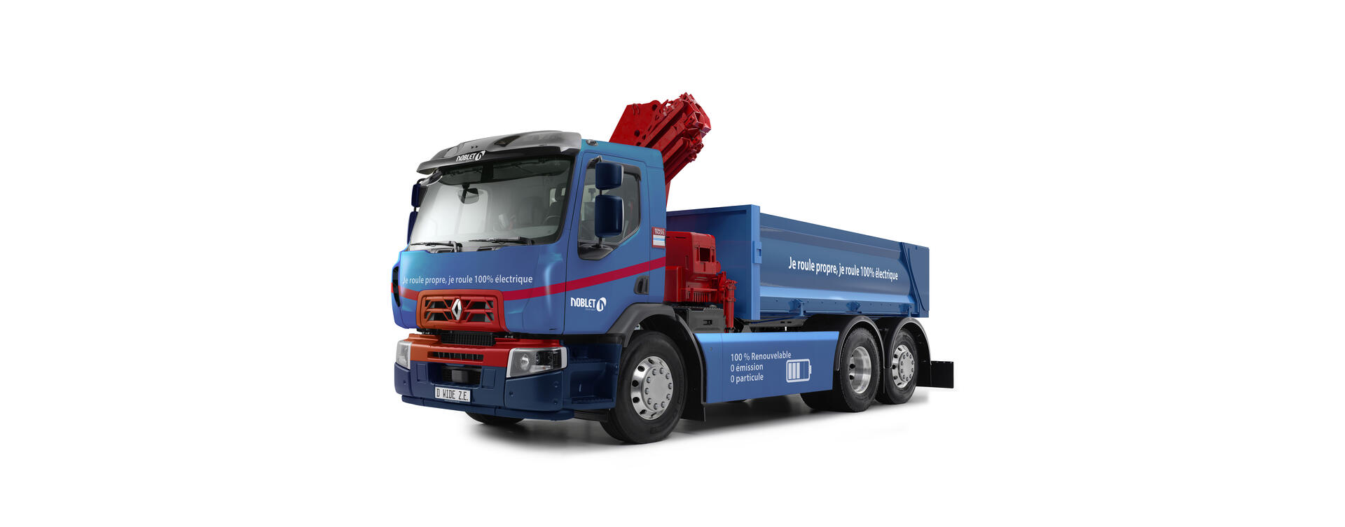 Eerste elektrische Renault D Wide Z.E. voor bouwtransport