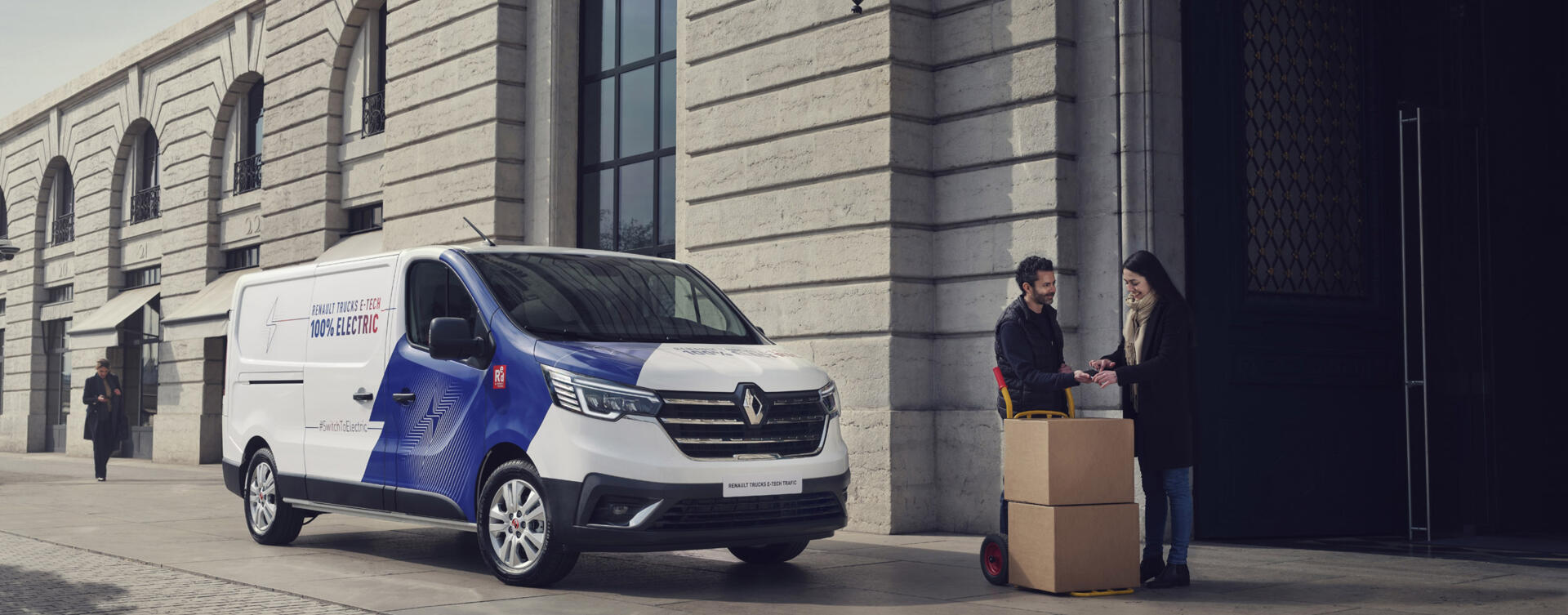 Nieuw: de 100% elektrische Renault Trucks E-Tech Trafic