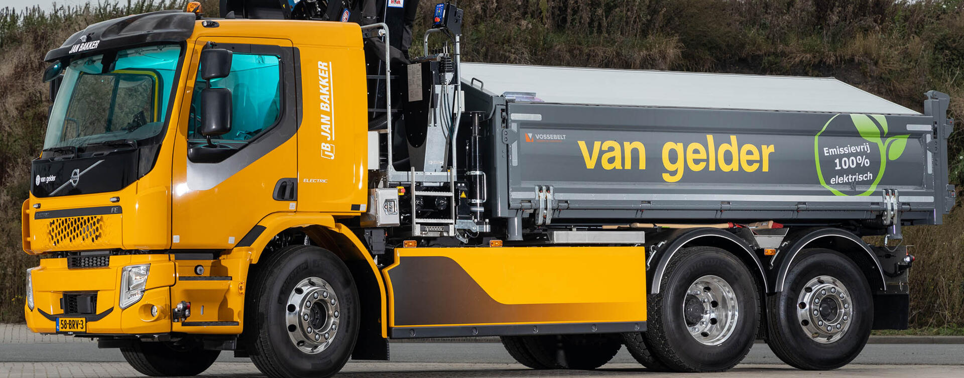 Van Gelder gaat voor extra duurzaam met Volvo’s FE Electric