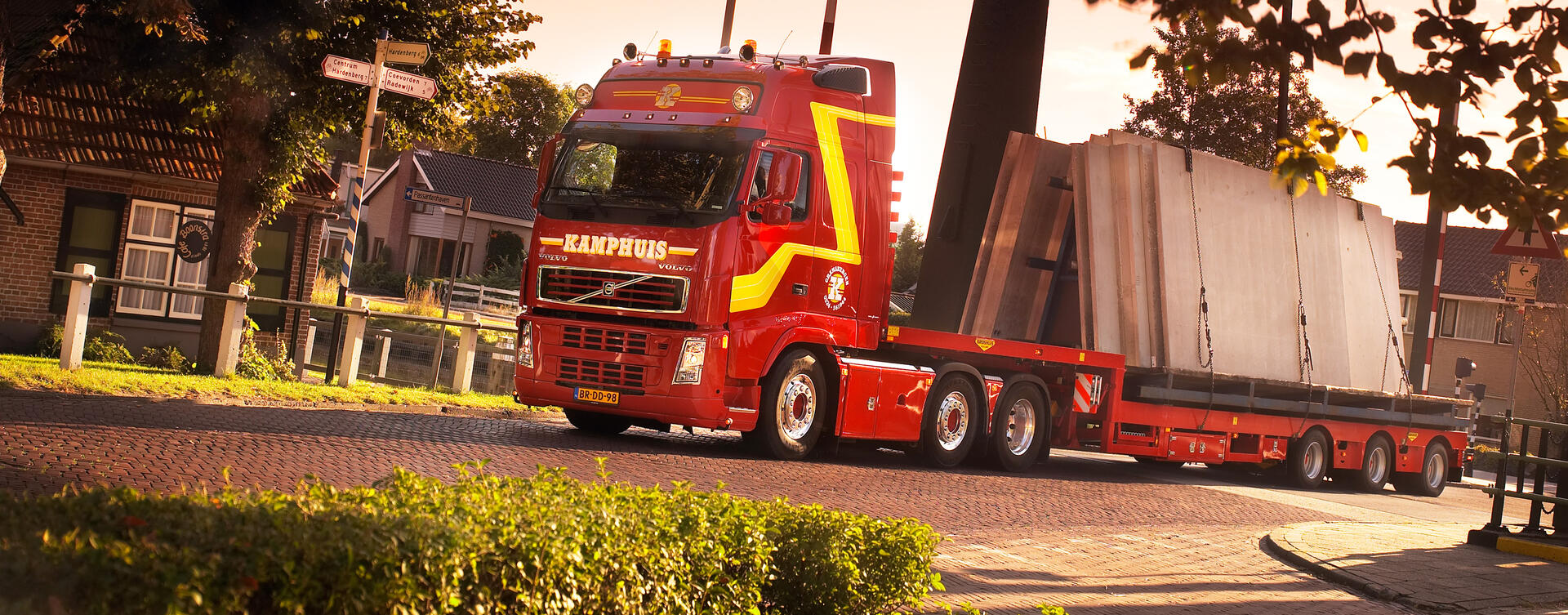 De Volvo FH-kilometervreters van Kamphuis Transport