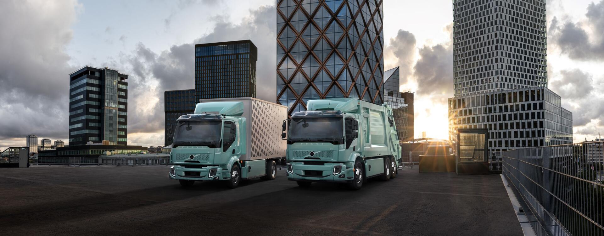 Volvo onthult vernieuwde elektrische trucks voor zero-emissie stadsdistributie