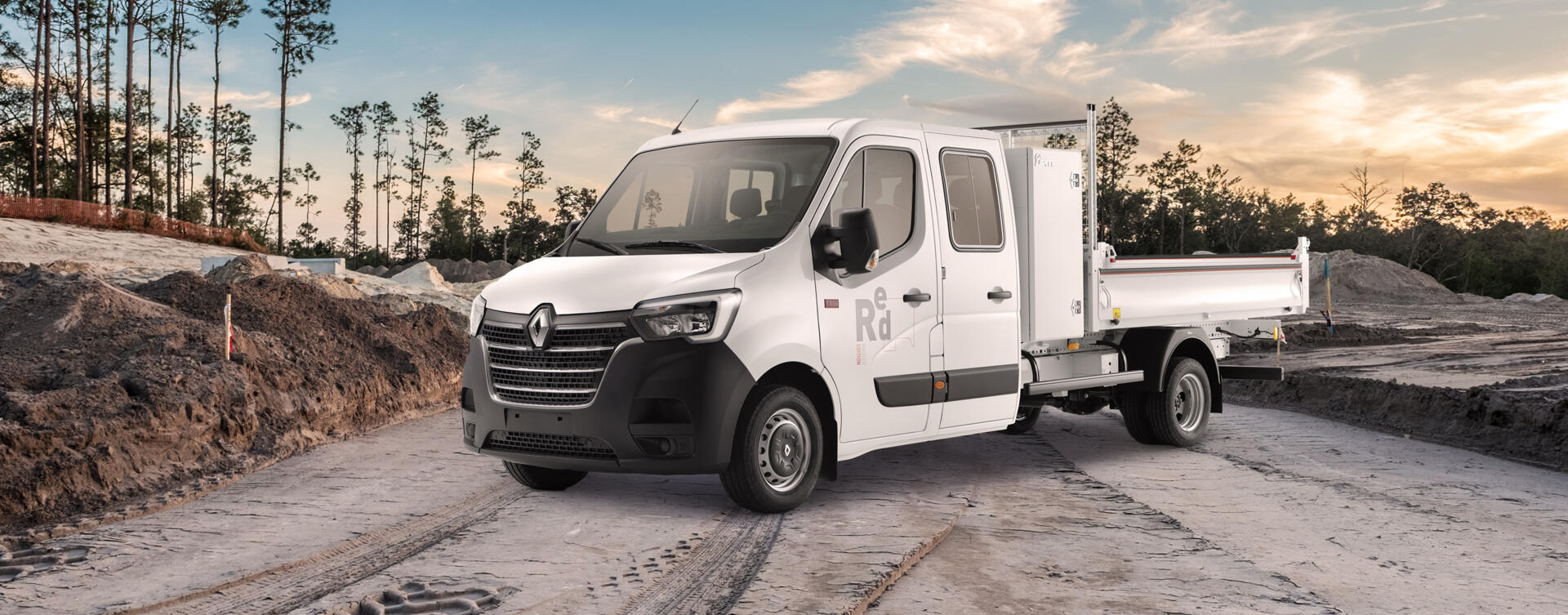 Renault Master Chassis Cabine met dubbele cabine