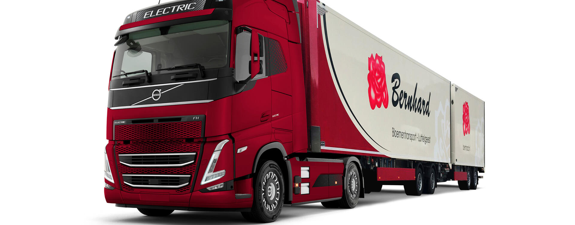 Volvo FH Electric ingezet als LZV door Bernhard Transport