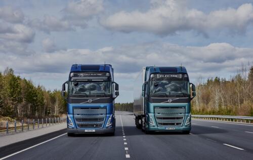 Volvo FH FCEV and BEV