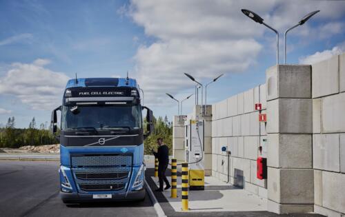 Volvo FH Fuel Cell Electric station