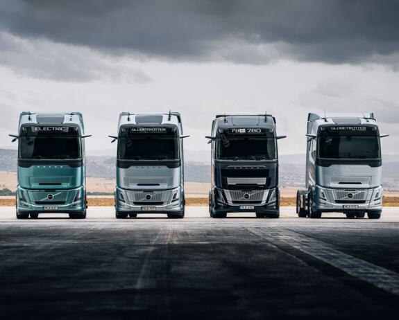 Line-up Volvo FH Aero
