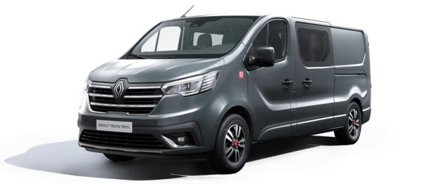 Nijwa-Renault-Trafic-dubbele-cabine-vancrew-crewcab-l2h1-grijs-driekwart-bestuurderskant Nijwa-Renault-Trafic-dubbele-cabine-vancrew-crewcab-l2h1-grijs-driekwart-bestuurderskant